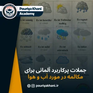 جملات پرکاربرد آلمانی برای مکالمه در مورد آب و هوا