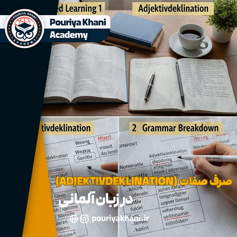 صرف صفات آلمانی